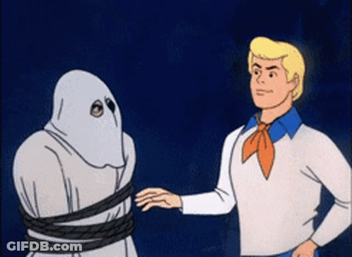 Scooby Doo Next To Ghost GIF