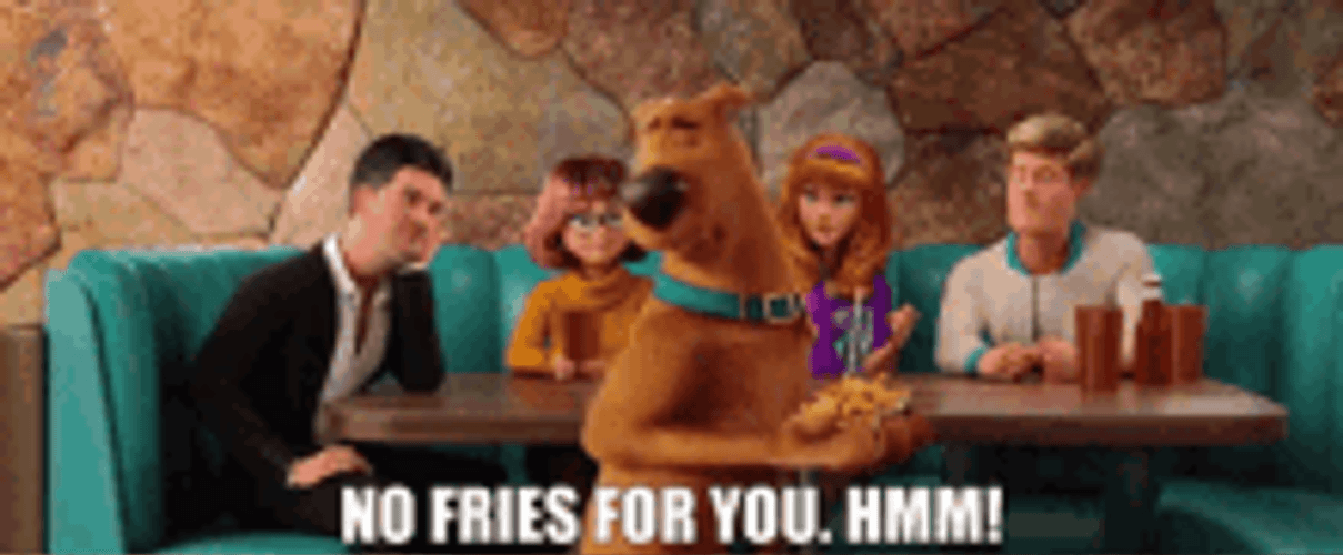 Scooby Doo No French Fries GIF