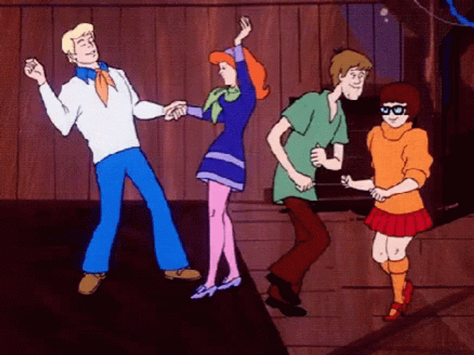 Scooby Doo People Dancing Gracefully GIF