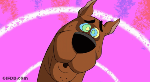 Scooby Doo Pink Background GIF