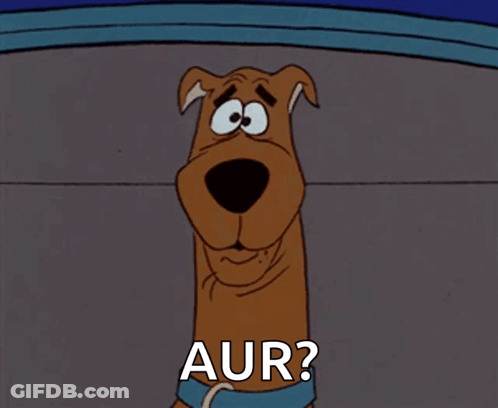 Scooby Doo Saying Aur GIF