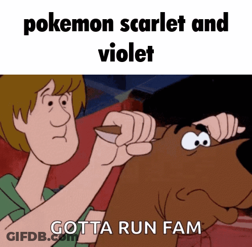 Scooby Doo Saying Pokemon Scarlet And Violet GIF