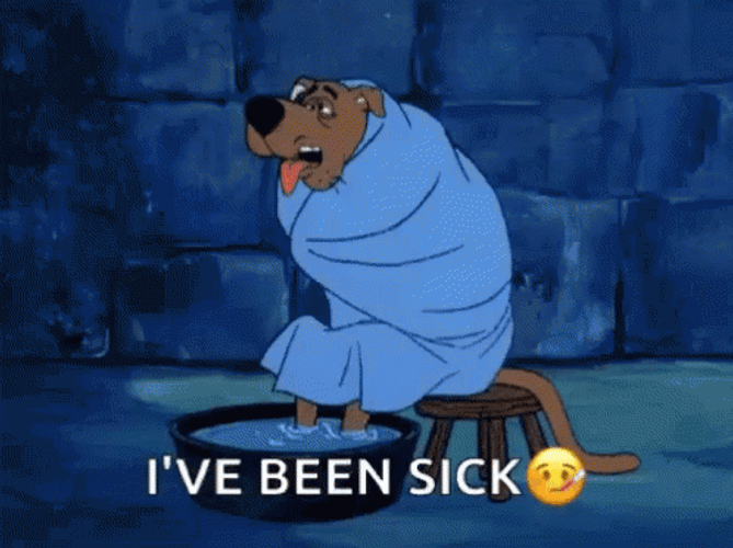 Scooby Doo Sick Fever GIF
