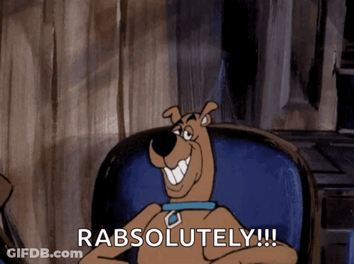 Scooby Doo Sitting In Chair Rabsolutely GIF