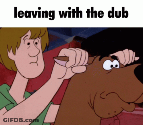 Scooby Doo Smoking Cigarette Leaving With The Dub GIF
