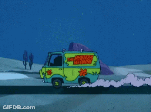 Scooby Doo Van Driving GIF