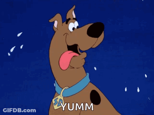 Scooby Doo Yumm Tongue Out GIF