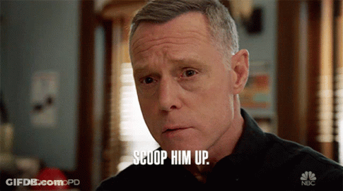 Scoop Him Up Hank Voight GIF