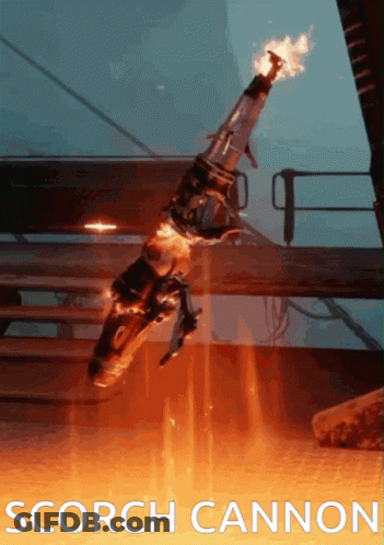 Scorch Cannon On Fire GIF