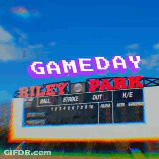 Scoreboard At Gameday Riley Park GIF