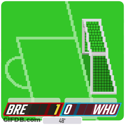 Scoreboard Showing Bre Vs Wha GIF