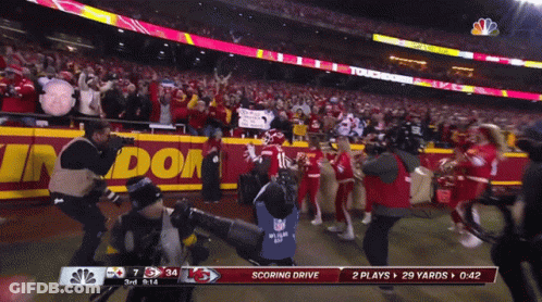 Scoreboard Shows Chiefs Touchdown GIF