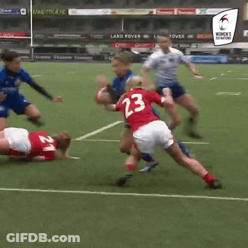 Scoring A Try Womens Rugby GIF