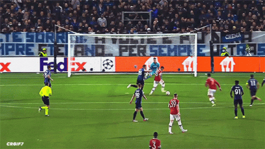 Scoring Goal Bruno Fernandes GIF