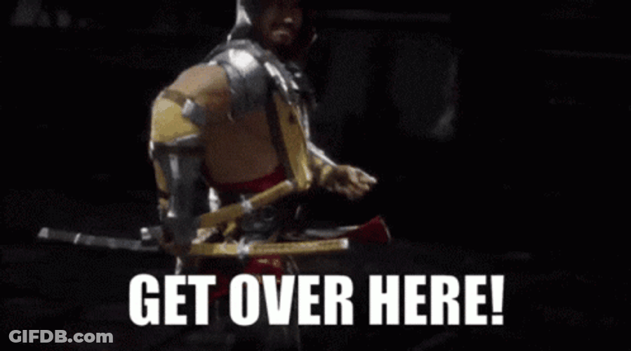 Scorpion Get Over Here Big Bear GIF
