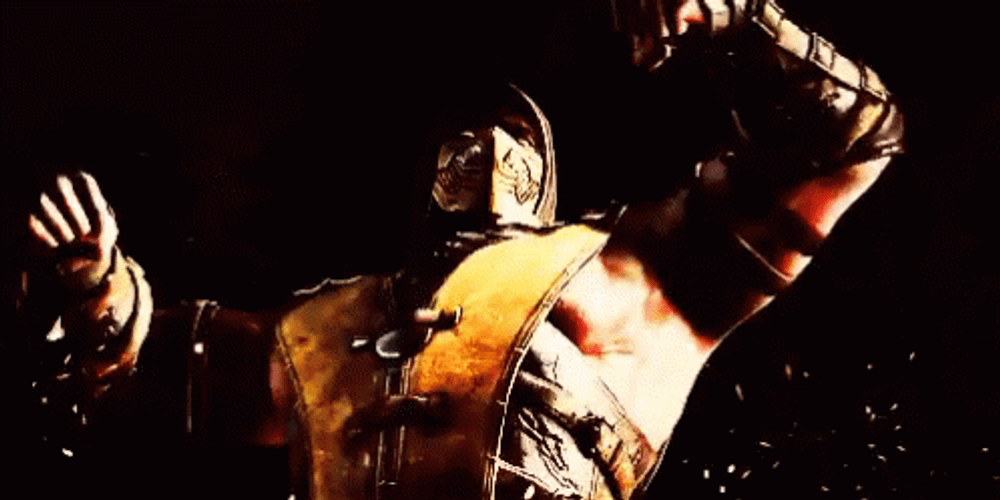 Scorpion Get Over Here Fire Power GIF