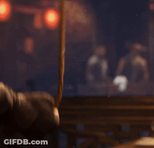 Scorpion Get Over Here Long Rope GIF