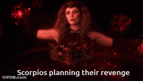Scorpion Planning Revenge In Dark Room GIF
