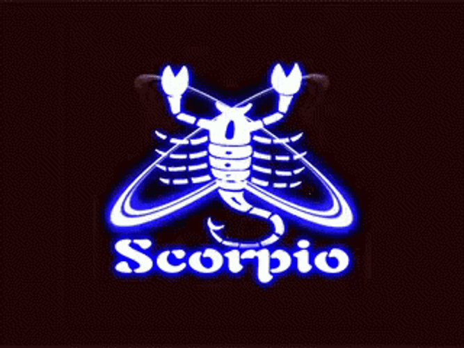 Scorpion Scorpio Sign GIF