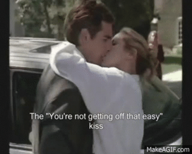 Scott Bakula Maria Bello Smooch GIF