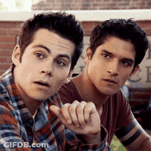 Scott McCall And Stiles Stilinski Teen Wolf Wondering GIF