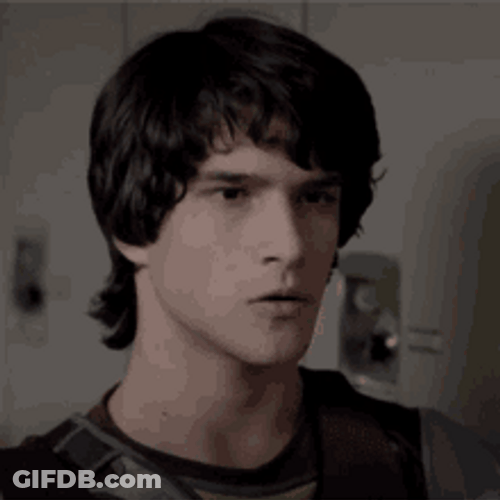 Scott McCall Teen Wolf Confused Look GIF