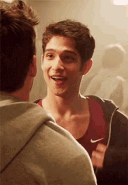 Scott McCall Teen Wolf Happy And Excited GIF