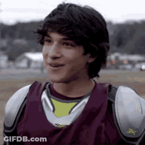 Scott McCall Teen Wolf Hopping In Excitement GIF