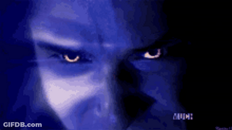 Scott McCall Teen Wolf Orange Werewolf Eyes GIF