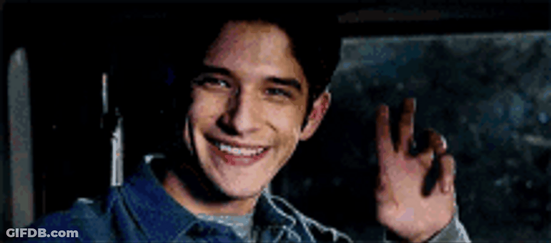 Scott McCall Teen Wolf Saying Hi And Smiling GIF