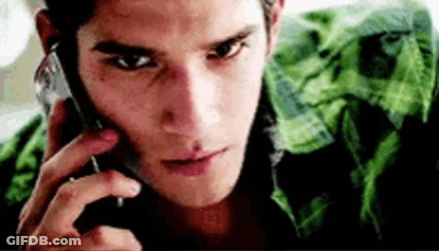 Scott McCall Teen Wolf Taking Phone Call GIF