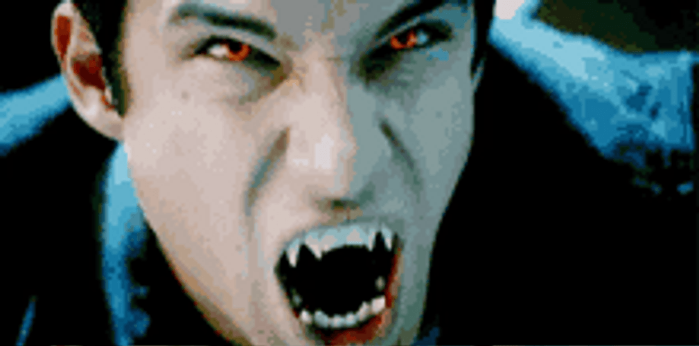 Scott McCall Teen Wolf Transforming And Growing Teeth GIF