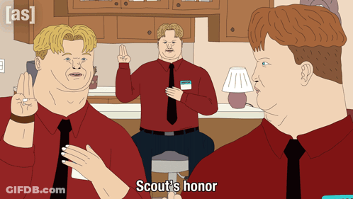 Scout's Honor Cartoon GIF