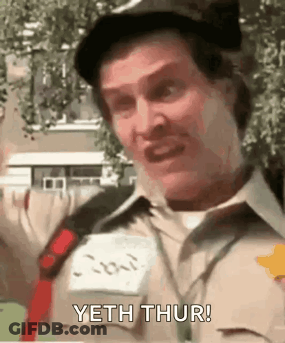 Scout Uniform Man Funny Face Yeth Thur GIF