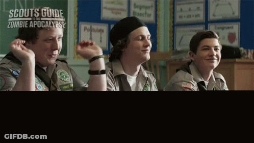Scouts Guide To Zombie Apocalypse Classroom GIF