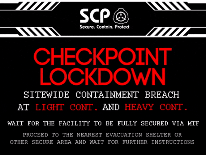 Scp Checkpoint Lockdown GIF