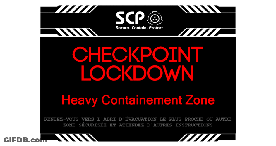 SCP Checkpoint Lockdown GIF