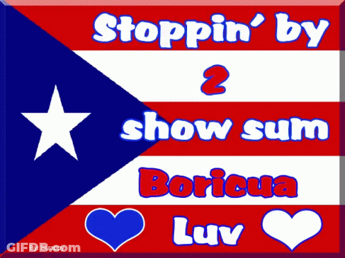 Scrappy Stopping By To Show Some Boricua GIF