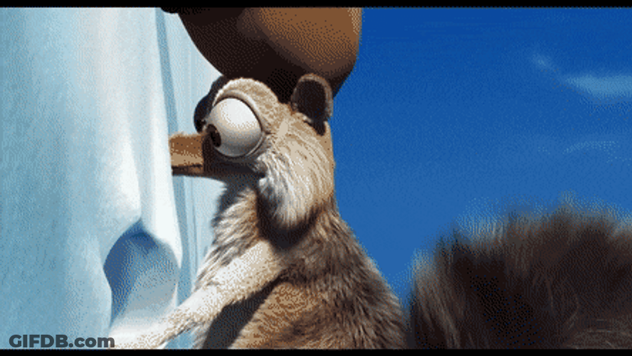Scrat Body Inflation Movie Clip GIF