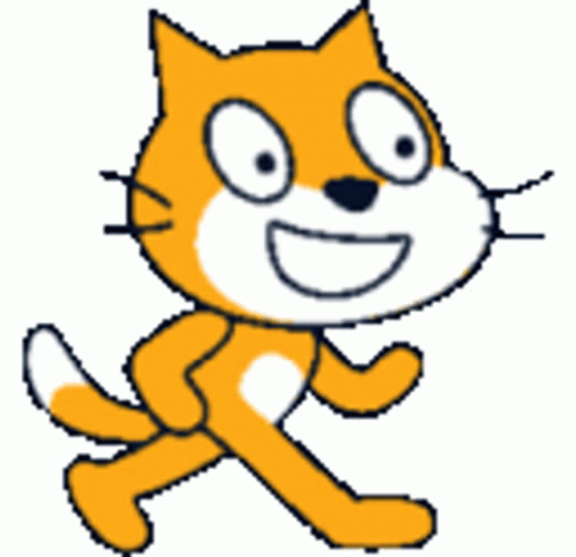 Scratch Cat Spinning Mouth Mash Up GIF