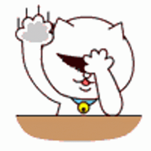 Scratches Air White Cool Cat GIF