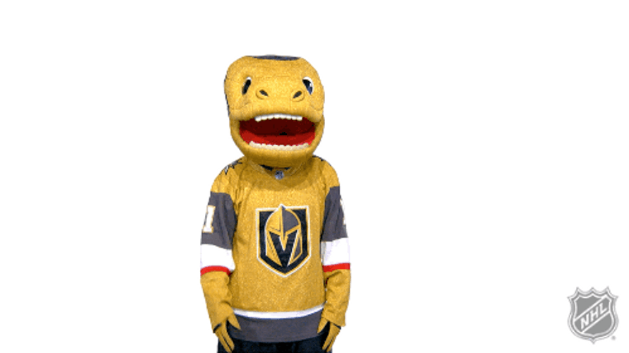 Scratching Head Dinosaur Lizard Mascot GIF