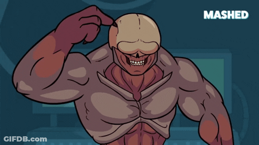 Scratching Head Empty Brain GIF