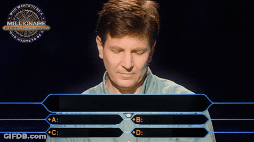 Scratching Head Who Wants To Be A Millionaire GIF