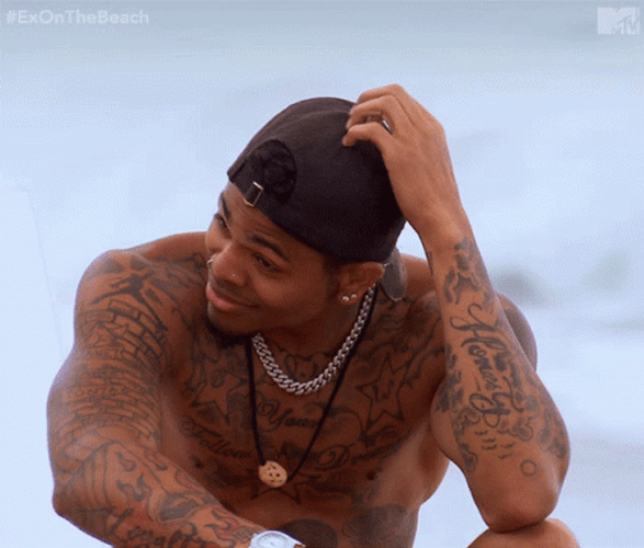 Scratching My Head Shy Man GIF