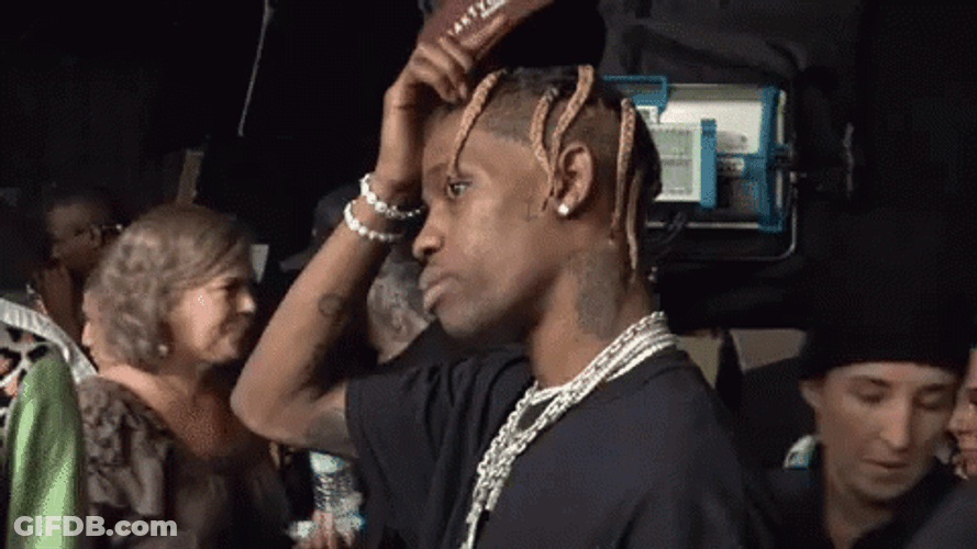Scratching My Head Travis Scott GIF