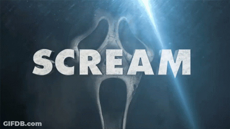 Scream 6 Bloody Logo GIF