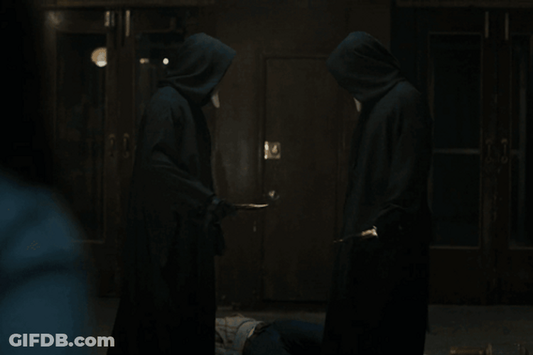 Scream 6 Ghostface Knipe Swipe GIF