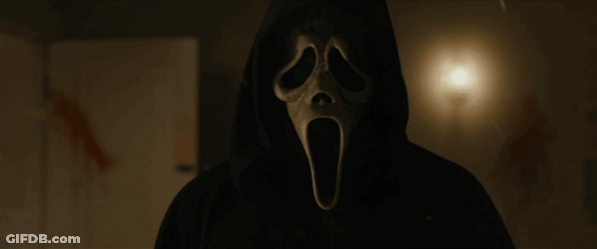 Scream 6 Head Turn Ghostface GIF
