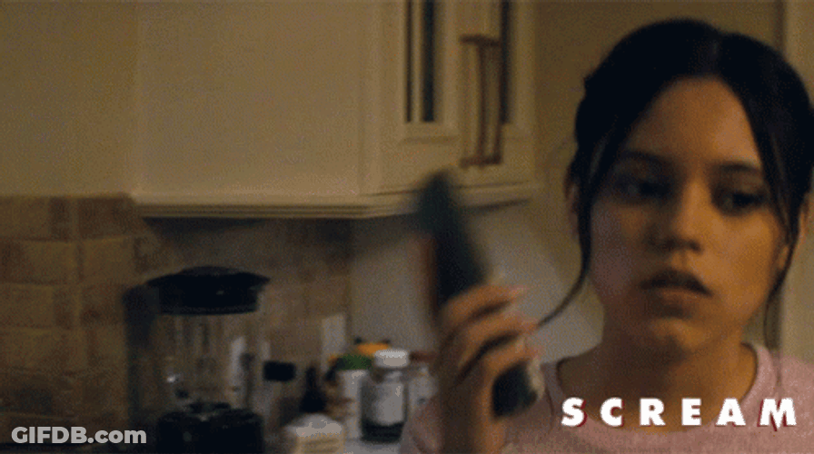 Scream 6 Jenna Ortega Hello GIF